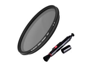 Beschoi 77mm ND Fader Variable Neutral Density Adjustable ND Filter ND2 to ND400 for Canon 6D 5D Mark II 5D Mark III for Nikon D610 D700 D800 DSLR Cameras - + Cleaning Pen Beschoi 77mm ND Fader Variable Neutral Density Adjustable ND Filter ND2 to ND400 for Canon 6D 5D Mark II 5D Mark III for Nikon D610 D700 D800 DSLR Cameras - + Cleaning Pen