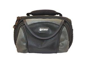 Flip Video UltraHD 4GB Camcorder Case Camcorder and Digital Camera Case - Carry Handle & Adjustable Shoulder Strap - Black / Grey - Replacement by Synergy Flip Video UltraHD 4GB Camcorder Case Camcorder and Digital Camera Case - Carry Handle & Adjustable Shoulder Strap - Black / Grey - Replacement by Synergy