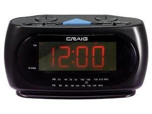 Craig LED Alarm Clock with AM/FM Radio 1.2-Inch Display, Black (CR45372 ) Craig LED Alarm Clock with AM/FM Radio 1.2-Inch Display, Black (CR45372 )