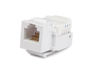 Startech 6P6C RJ12 Telephone Modular Keystone Jack - White Startech 6P6C RJ12 Telephone Modular Keystone Jack - White