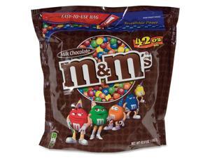 Mars M&M's Plain Milk Chocolate Candies Zipper Bag Mars M&M's Plain Milk Chocolate Candies Zipper Bag