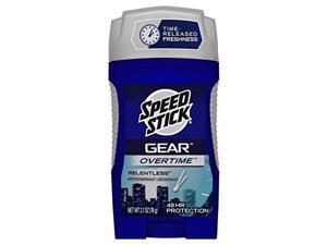 Speed Stick Gear Overtime Antiperspirant Deodorant, Relentless, 2.7 Ounce Speed Stick Gear Overtime Antiperspirant Deodorant, Relentless, 2.7 Ounce