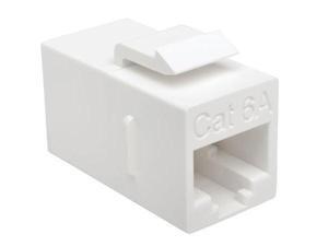Tripp Lite Cat6a Straight-Through Modular In-Line Snap-In Coupler (RJ45 F/F) Tripp Lite Cat6a Straight-Through Modular In-Line Snap-In Coupler (RJ45 F/F)