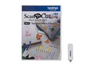 Brother CAUSB2 Scanncut Applique Pattern Coll Brother CAUSB2 Scanncut Applique Pattern Coll