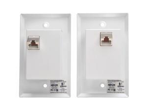 Tripp Lite DVI over Cat5/Cat6 Passive Extender Wallplate Kit, Transmitter & Receiver, 1920x1080 at 60Hz, Up to 100-ft. (B140-1P1-WP-1) Tripp Lite DVI over Cat5/Cat6 Passive Extender Wallplate Kit, Transmitter & Receiver, 1920x1080 at 60Hz, Up to 100-ft. (B140-1P1-WP-1)