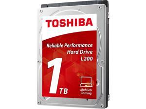 TOSHIBA L200 HDWJ110XZSTA 1TB 5400 RPM 8MB Cache SATA 3.0Gb/s 2.5" Notebook Internal Hard Drives Retail Packaging TOSHIBA L200 HDWJ110XZSTA 1TB 5400 RPM 8MB Cache SATA 3.0Gb/s 2.5" Notebook Internal Hard Drives Retail Packaging