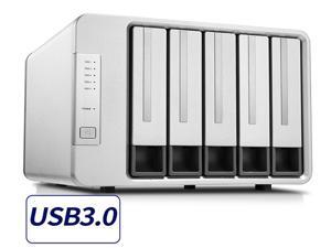NOONTEC-TerraMaster D5-300 USB3.0 Type C 5-Bay Raid Enclosure USB3.0 (5Gbps) Support RAID 5 Hard Drive RAID Storage (Diskless) NOONTEC-TerraMaster D5-300 USB3.0 Type C 5-Bay Raid Enclosure USB3.0 (5Gbps) Support RAID 5 Hard Drive RAID Storage (Diskless)