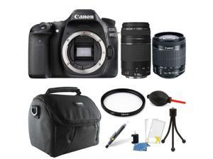 Canon EOS 80D 24.2MP Digital SLR Camera with Two Lenses + Top Accessory Kit Canon EOS 80D 24.2MP Digital SLR Camera with Two Lenses + Top Accessory Kit