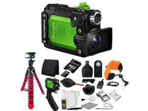 Olympus TG-Tracker Action Camera with 32GB Top Accessories - Green Olympus TG-Tracker Action Camera with 32GB Top Accessories - Green