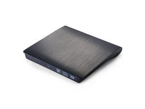 External DVD Drive, USB 3.0 Slim Portable External CD/DVD-RW Player/Writer/Burner for Apple MacBook, Laptops, Desktops, Notebooks, Black External DVD Drive, USB 3.0 Slim Portable External CD/DVD-RW Player/Writer/Burner for Apple MacBook, Laptops, Desktops, Notebooks, Black