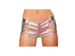 Roma Costume SH3259-LM-M-L Denim Strapped Shorts, Light Multi Color - Medium & Large Roma Costume SH3259-LM-M-L Denim Strapped Shorts, Light Multi Color - Medium & Large