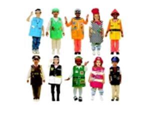 Childcraft Doll-Teddy Bear Occupation Costume Set - Set - 10 Childcraft Doll-Teddy Bear Occupation Costume Set - Set - 10