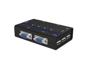 4 Port AUTO VGA KVM Switch with USB Console, 1 set of keyboard and mouse controls 4 computer hostse MT-462KL 4 Port AUTO VGA KVM Switch with USB Console, 1 set of keyboard and mouse controls 4 computer hostse MT-462KL