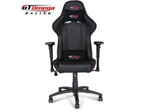 GT Omega PRO Racing Office Gaming Chair Black Leather GT Omega PRO Racing Office Gaming Chair Black Leather