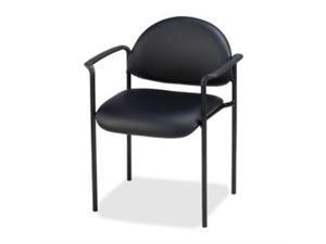 Reception Guest Chair 23-3/4"x23-1/2"x30-1/2" Black Vinyl Reception Guest Chair 23-3/4"x23-1/2"x30-1/2" Black Vinyl