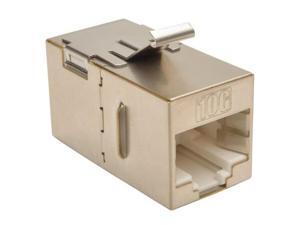 Tripp Lite Cat6a Straight-Through Modular Shielded In-Line Snap-In Coupler (RJ45 F/F) Tripp Lite Cat6a Straight-Through Modular Shielded In-Line Snap-In Coupler (RJ45 F/F)