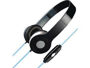 ILIVE IAHL75B Stereo Designer Headphones with Microphone & Glowing Cable (Black) ILIVE IAHL75B Stereo Designer Headphones with Microphone & Glowing Cable (Black)