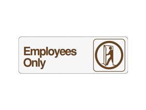 3X9 EMPLOYEES ONLY SIGN D-2 3X9 EMPLOYEES ONLY SIGN D-2