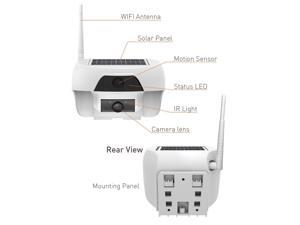 Solar Powered Wireless Outdoor WIFI IP Surveillance Camera Audio CCTV System Solar Powered Wireless Outdoor WIFI IP Surveillance Camera Audio CCTV System