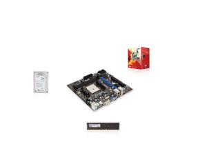 AMD A4-3400 Dual-Core, MSI A55M-P33 FM1 A55 Motherboard, G.Skill DDR3 4GB Memory, Seagate 500GB HDD Upgrade Kit