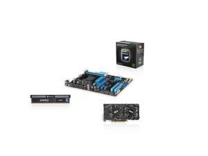 AMD Phenom X4 3.4GHZ + ASUS M5A97 Motherboard + CORSAIR 4GB MEM + SAPPHIRE ...