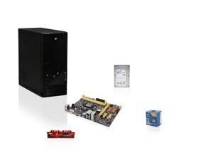 Intel Haswell 3.0GHz Dual-Core CPU with Intel HD Graphics, ASUS H81M MOBO, G.SKILL 4GB MEM, 500GB HDD, LOGISYS Case with 480W PSU