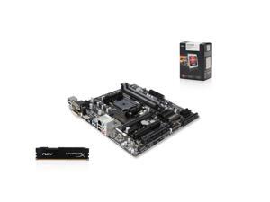 Upgrade Kit UAG6140: AMD A6-5400K 3.6GHz Dual-Core CPU, Gigabyte A88X Motherboard, HyperX Fury Black 8GB 1866MHz RAM