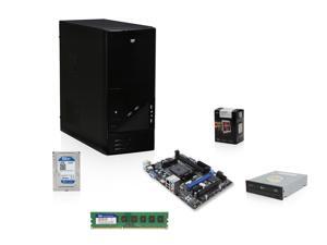 AMD A8-5600K Trinity 3.6GHz Quad-Core APU with Radeon HD 7560 D, MSI A55 FM2+ MOBO, WD 1TB HDD, Team Elite 4GB MEM, LG 24X DVD Burner, LOGISYS CS206Bk Case with 480W PSU