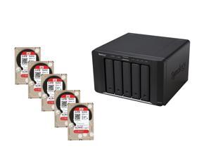 Super Storage Combos CKO-K151K: Synology DS1515+ Network Storage, (5x) Western Digital Red Pro 3 TB NAS Hard Drive Super Storage Combos CKO-K151K: Synology DS1515+ Network Storage, (5x) Western Digital Red Pro 3 TB NAS Hard Drive