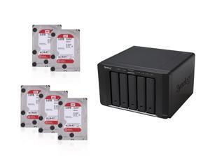 Super Storage Combos CKO-K150K: Synology DS1515+ Network Storage, (5x) Western Digital Red 3TB IntelliPower NAS Hard Drive Super Storage Combos CKO-K150K: Synology DS1515+ Network Storage, (5x) Western Digital Red 3TB IntelliPower NAS Hard Drive