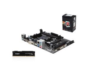 Upgrade Kit UAG6141: AMD A6-5400K 3.6GHz Dual-Core CPU, Gigabyte A78 Motherboard, HyperX Fury Black 8GB 1866MHz RAM Upgrade Kit UAG6141: AMD A6-5400K 3.6GHz Dual-Core CPU, Gigabyte A78 Motherboard, HyperX Fury Black 8GB 1866MHz RAM