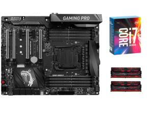 MSI X99A GAMING PRO CARBON ATX MOBO, Intel i7-6850K CPU, Avexir Blitz1.1 16GB DDR4 3000 MSI X99A GAMING PRO CARBON ATX MOBO, Intel i7-6850K CPU, Avexir Blitz1.1 16GB DDR4 3000