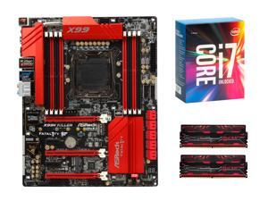 ASRock Fatal1ty Gaming Fatal1ty X99X Killer ATX MOBO, Intel i7-6850K, Avexir Blitz1.1 16GB DDR4 3000 ASRock Fatal1ty Gaming Fatal1ty X99X Killer ATX MOBO, Intel i7-6850K, Avexir Blitz1.1 16GB DDR4 3000