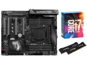 MSI X99A GAMING PRO CARBON ATX MOBO, Intel i7-6850K, HyperX Savage 16GB DDR4 3000 MSI X99A GAMING PRO CARBON ATX MOBO, Intel i7-6850K, HyperX Savage 16GB DDR4 3000