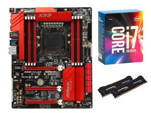 ASRock Fatal1ty Gaming Fatal1ty X99X Killer ATX MOBO, Intel i7-6850K, HyperX Savage 16GB DDR4 3000 ASRock Fatal1ty Gaming Fatal1ty X99X Killer ATX MOBO, Intel i7-6850K, HyperX Savage 16GB DDR4 3000