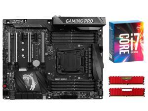 MSI X99A GAMING PRO CARBON ATX MOBO, Intel i7-6850K, CORSAIR Vengeance LPX 32GB DDR4 3200 MSI X99A GAMING PRO CARBON ATX MOBO, Intel i7-6850K, CORSAIR Vengeance LPX 32GB DDR4 3200