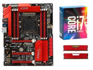 ASRock Fatal1ty Gaming Fatal1ty X99X Killer ATX MOBO, Intel i7-6850K, CORSAIR Vengeance LPX 32GB DDR4 3200 ASRock Fatal1ty Gaming Fatal1ty X99X Killer ATX MOBO, Intel i7-6850K, CORSAIR Vengeance LPX 32GB DDR4 3200