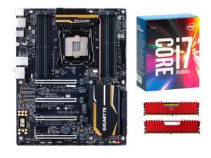 GIGABYTE GA-X99P-SLI X99 ATX MOBO, Intel i7-6850K, CORSAIR Vengeance LPX 32GB DDR4 3200 GIGABYTE GA-X99P-SLI X99 ATX MOBO, Intel i7-6850K, CORSAIR Vengeance LPX 32GB DDR4 3200