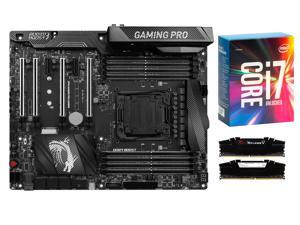 Intel i7-6800K Broadwell-E 3.4GHz, MSI X99A GAMING PRO CARBON ATX MOBO, G.SKILL Ripjaws V Series 32GB DDR4 3200 Intel i7-6800K Broadwell-E 3.4GHz, MSI X99A GAMING PRO CARBON ATX MOBO, G.SKILL Ripjaws V Series 32GB DDR4 3200