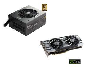 EVGA GTX 1080 8GB / Core Clock 1708MHz / Boost Clock 1847MHz SC GAMING ACX 3.0 Graphics Card, EVGA 850W 80 PLUS GOLD PSU EVGA GTX 1080 8GB / Core Clock 1708MHz / Boost Clock 1847MHz SC GAMING ACX 3.0 Graphics Card, EVGA 850W 80 PLUS GOLD PSU
