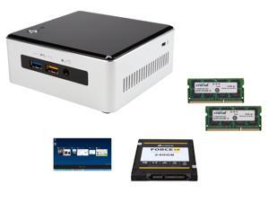 Intel NUC Intel Iris Graphics 6100 Aluminum and Plastic Black NUC Kit, Corsair Force LE 2.5" 240GB SATA III SSD, Crucial ... Intel NUC Intel Iris Graphics 6100 Aluminum and Plastic Black NUC Kit, Corsair Force LE 2.5" 240GB SATA III SSD, Crucial ...