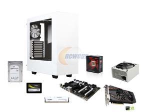 AMD FX-8320 Vishera 8-Core 3.5GHz CPU, MSI 970A SLI Krait MOBO, HyperX Fury White 8GB MEM , Mushkin Enhanced 120GB SSD, Seagate ... AMD FX-8320 Vishera 8-Core 3.5GHz CPU, MSI 970A SLI Krait MOBO, HyperX Fury White 8GB MEM , Mushkin Enhanced 120GB SSD, Seagate ...