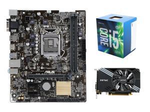 Intel Core i5-6500 Skylake Quad-Core 3.2GHz CPU, ASUS H110M-E/M.2 mATX MOBO, ZOTAC GeForce GTX 1060 Mini 3GB GPU Intel Core i5-6500 Skylake Quad-Core 3.2GHz CPU, ASUS H110M-E/M.2 mATX MOBO, ZOTAC GeForce GTX 1060 Mini 3GB GPU