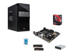 AMD A10-7700K Kaveri Quad-Core 3.4GHz w/ AMD Radeon R7 Graphics, ASUS A88, G.SKILL Sniper 8GB DDR3 1866, Seagate Barracuda ... AMD A10-7700K Kaveri Quad-Core 3.4GHz w/ AMD Radeon R7 Graphics, ASUS A88, G.SKILL Sniper 8GB DDR3 1866, Seagate Barracuda ...