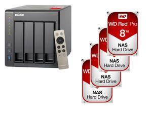 QNAP TS-451+-2G-US 4-Bay Personal Cloud NAS with HDMI output, DLNA, AirPlay and PLEX Support Black Case, Remote Control Included, ... QNAP TS-451+-2G-US 4-Bay Personal Cloud NAS with HDMI output, DLNA, AirPlay and PLEX Support Black Case, Remote Control Included, ...