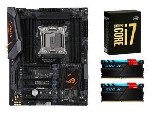 RGB Combo: ASUS ROG STRIX X99 GAMING ATX Intel Motherboard, Intel Core i7-6950X 10-Core 3.0GHz CPU, GeIL EVO X 16GB (2 x ... RGB Combo: ASUS ROG STRIX X99 GAMING ATX Intel Motherboard, Intel Core i7-6950X 10-Core 3.0GHz CPU, GeIL EVO X 16GB (2 x ...