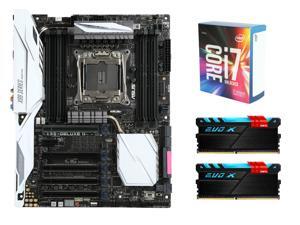 RGB Combo: ASUS X99-DELUXE II ATX Intel Motherboard, Intel Core i7-6800K 6-Core 3.4GHz CPU, GeIL EVO X 16GB (2 x 8GB) DDR4 ... RGB Combo: ASUS X99-DELUXE II ATX Intel Motherboard, Intel Core i7-6800K 6-Core 3.4GHz CPU, GeIL EVO X 16GB (2 x 8GB) DDR4 ...