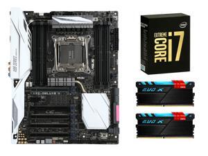 RGB Combo: ASUS X99-DELUXE II ATX Intel Motherboard, Intel Core i7-6950X 10-Core 3.0GHz CPU, GeIL EVO X 16GB (2 x 8GB) DDR4 ... RGB Combo: ASUS X99-DELUXE II ATX Intel Motherboard, Intel Core i7-6950X 10-Core 3.0GHz CPU, GeIL EVO X 16GB (2 x 8GB) DDR4 ...
