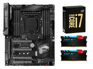 RGB Combo: MSI X99A GAMING PRO CARBON ATX Intel Motherboard, Intel Core i7-6950X 10-Core 3.0GHz CPU, GeIL EVO X 16GB (2 x ... RGB Combo: MSI X99A GAMING PRO CARBON ATX Intel Motherboard, Intel Core i7-6950X 10-Core 3.0GHz CPU, GeIL EVO X 16GB (2 x ...