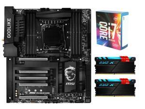 RGB Combo: MSI X99A GodLike Gaming Carbon E-ATX Intel Motherboard, Intel Core i7-6800K 6-Core 3.4GHz CPU, GeIL EVO X 16GB ... RGB Combo: MSI X99A GodLike Gaming Carbon E-ATX Intel Motherboard, Intel Core i7-6800K 6-Core 3.4GHz CPU, GeIL EVO X 16GB ...